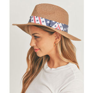 Aztec Band Panama Hat