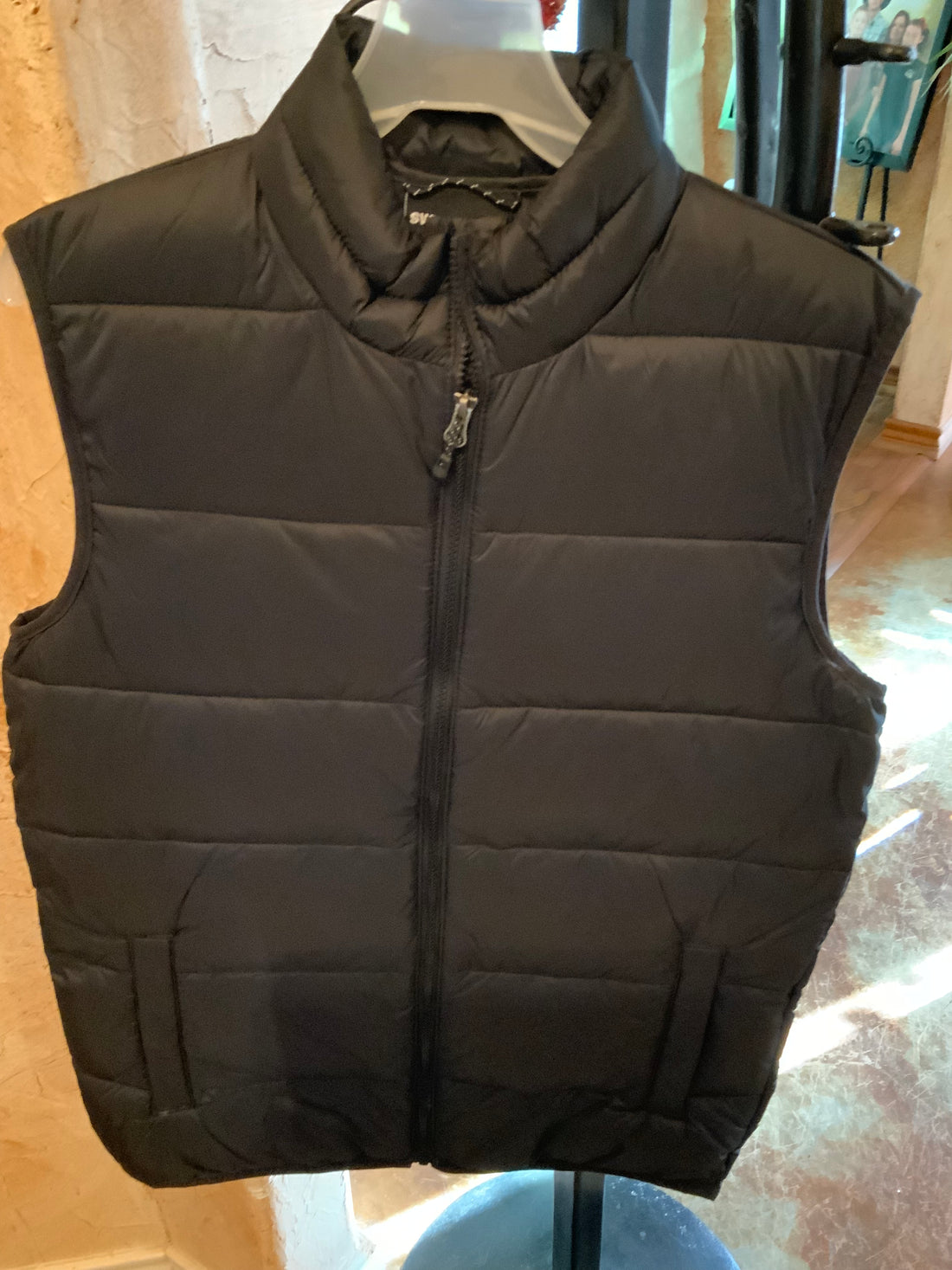 Swiss Tech Puffer Vest Black