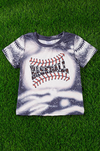 Front View-Baseball Mommy &amp; Me Tee
